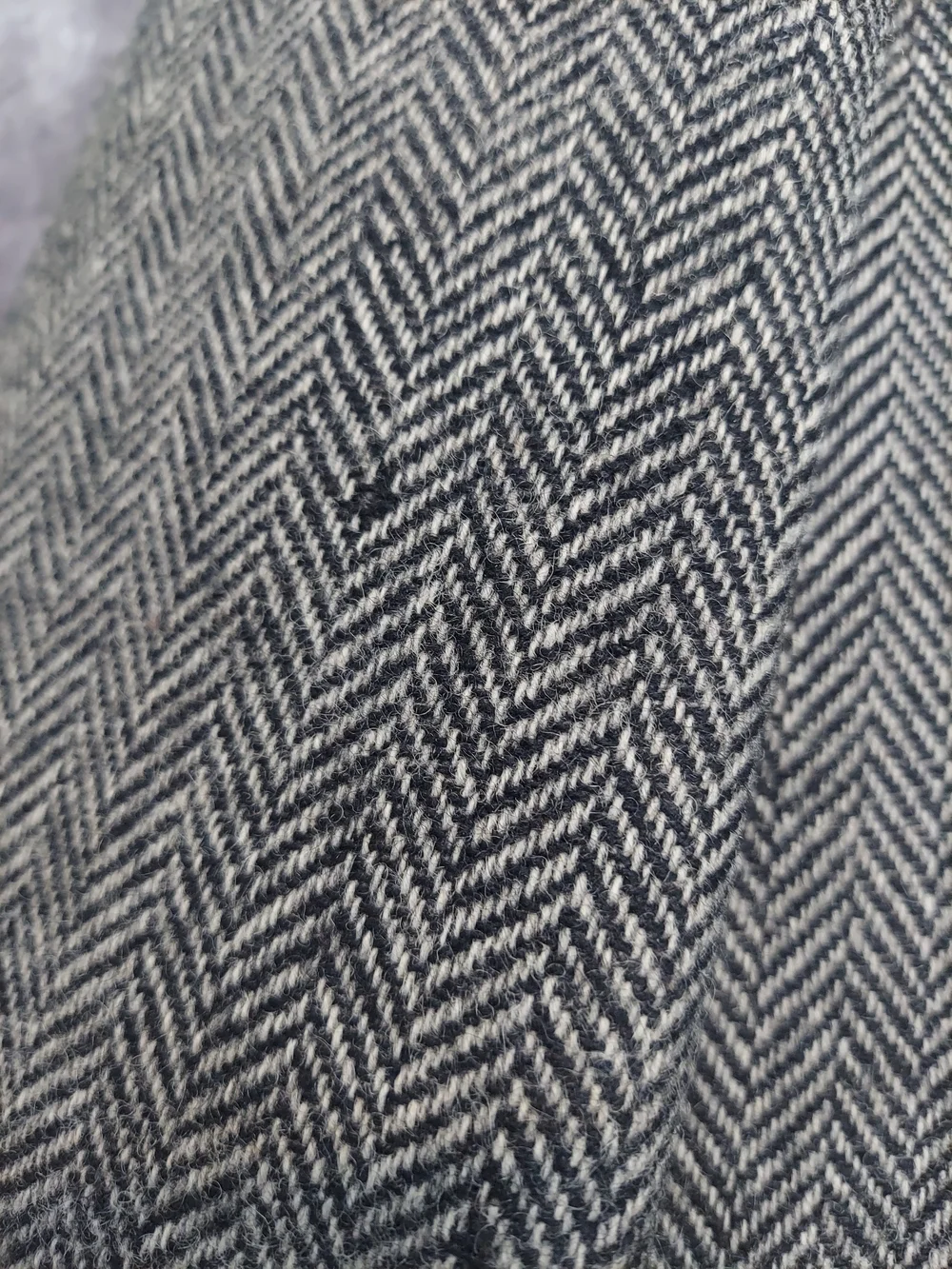 Vintage Ira Travers Wool Tweed Blazer Herringbone Distressed Flawed Sport Coat